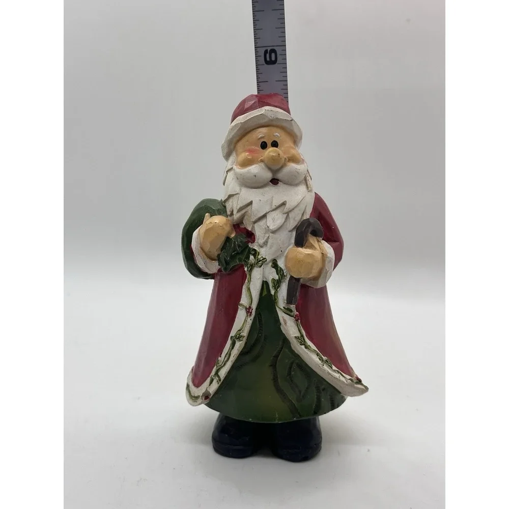 Vintage Santa Claus Figurine Hand Painted Christmas Decor‎ 5.5